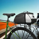 Ride and commute with one bag – waterproof, large capacity, and instantly converts to a shoulder bag.（Silver-gray reflective backpack）