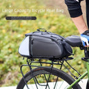 Ride and commute with one bag – waterproof, large capacity, and instantly converts to a shoulder bag.（Silver-gray reflective backpack）