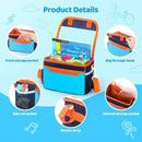 Bicycle Front Hanging Bag, Large Capacity Multi-Pocket Partitioned Storage, Transparent Front Cover for Quick Access, Velcro Straps for Easy Installation, Can Be Shoulder Carried or Mounted on Handlebars, Suitable for Outdoor Cycling and Daily Travel.
