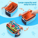 Bicycle Front Hanging Bag, Large Capacity Multi-Pocket Partitioned Storage, Transparent Front Cover for Quick Access, Velcro Straps for Easy Installation, Can Be Shoulder Carried or Mounted on Handlebars, Suitable for Outdoor Cycling and Daily Travel.