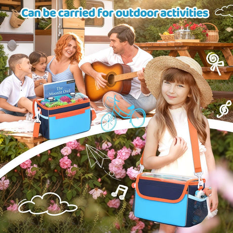 Bicycle Front Hanging Bag, Large Capacity Multi-Pocket Partitioned Storage, Transparent Front Cover for Quick Access, Velcro Straps for Easy Installation, Can Be Shoulder Carried or Mounted on Handlebars, Suitable for Outdoor Cycling and Daily Travel.