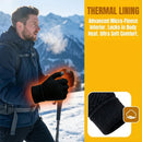 Unisex Winter Gloves - Thermal, Thickened, Waterproof, Windproof, Touchscreen Compatible