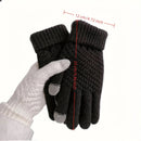 Unisex Winter Gloves - Thermal, Thickened, Waterproof, Windproof, Touchscreen Compatible