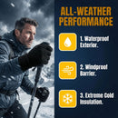 Unisex Winter Gloves - Thermal, Thickened, Waterproof, Windproof, Touchscreen Compatible