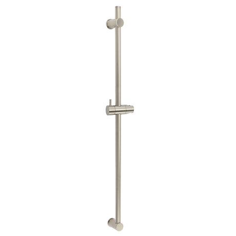 Solid Brass Brushed Nickel Long Sliding Rail Bar Swivel Handheld Shower Holder