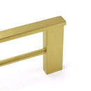 Square SUS Double Towel Rail Rack 600mm Brushed Gold Hanger Holder Bar Bathroom