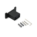 Matt Black Square Robe Hook Clothes Towel Holder Bathroom Wall Hanger Accessory