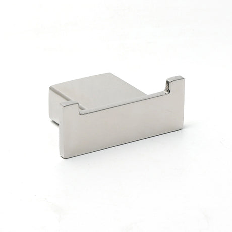 Chrome Square Robe Hook Clothes Towel Holder Bathroom Wall Mounted Hanger Kit