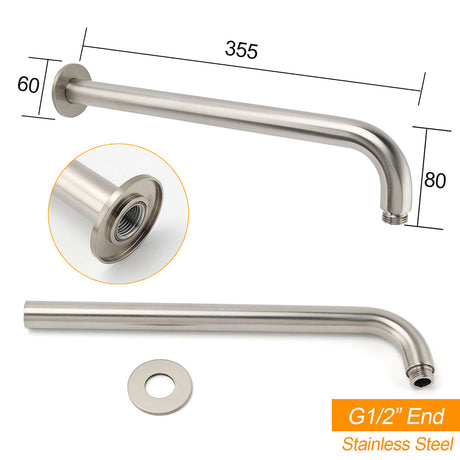 WELS Brushed Nickel Round 10