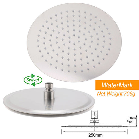 WELS Brushed Nickel Round 10