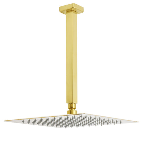 Brushed Gold Square 12