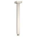 Brushed Nickel Square 8" Rain Shower Head 300mm Brass Ceiling Dropper Arm Set