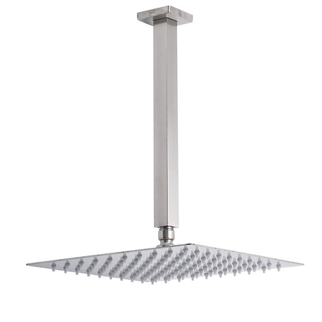 Brushed Nickel Square 12