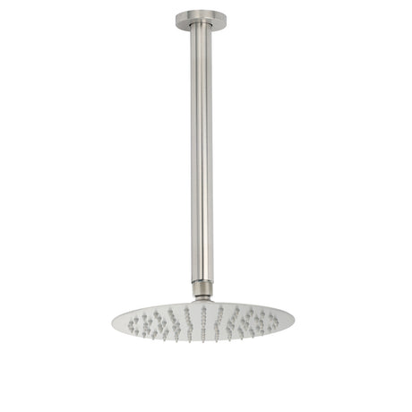 Brushed Nickel Round 8