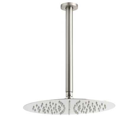 Brushed Nickel Round 12