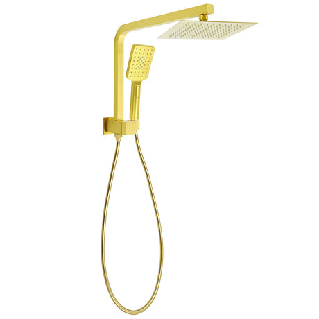WELS Brushed Gold Twin Shower 8