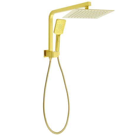 Brushed Gold Twin Shower 10