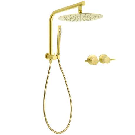 Brushed Gold Round Large 12
