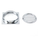 Watermark Stainless Steel 85x85mm Small Square Shower Grate Floor Drain 72mm Outlet