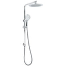 Chrome 9" Plastic Rain Shower Head 3 Modes Handheld Rose Slide Rail Diverter Switch Set