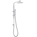 Bathroom Round 8" Rain Shower Head Single Mode Brass Handheld Spray Rail Arm Set