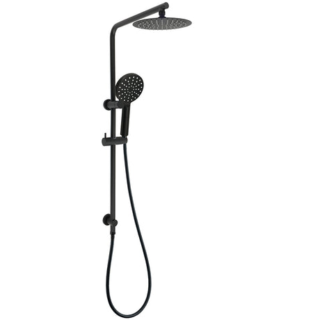 WELS Matt Black Round 2in1 8