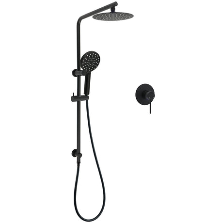 WELS Matt Black Round 2in1 8