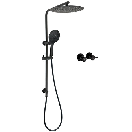 WELS Matt Black Shower Set 12