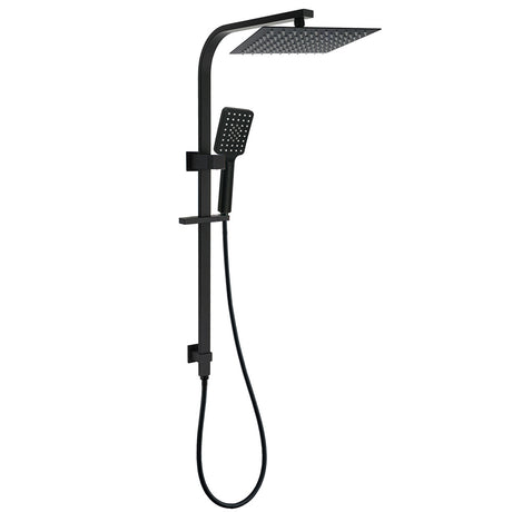 WELS Matt Black Dual Shower Set 10