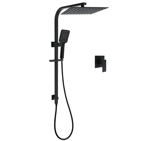 Dual Shower Set Matt Black 12