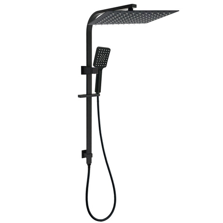 WELS Twin Shower Set Matt Black Large 16