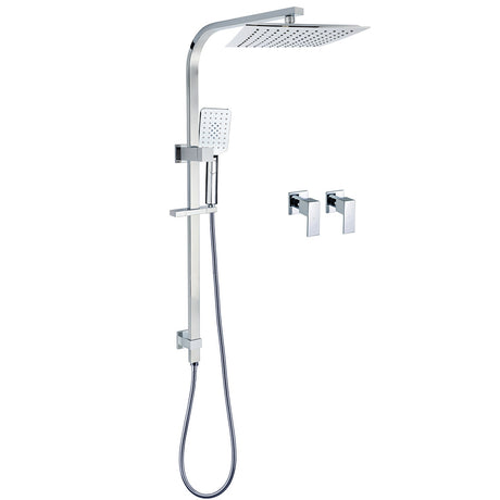 WELS 2 in 1 Square Shower Head Set 10
