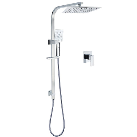 WELS 2 in 1 Square Shower Head Set 10