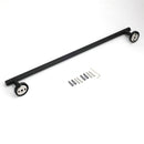 Matt Black 600mm Long Single Towel Rack Rail Holder Stainless Steel Hanger Bar