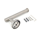 Brushed Nickel Stainless Steel Toilet Paper Roll Tissue Holder Rack Kit Bathroom