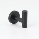 Matt Black Robe Hook Hanger Organizer Bathroom Wall Mounted Kit Stainless Steel