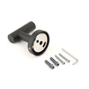 Matt Black Robe Hook Hanger Organizer Bathroom Wall Mounted Kit Stainless Steel