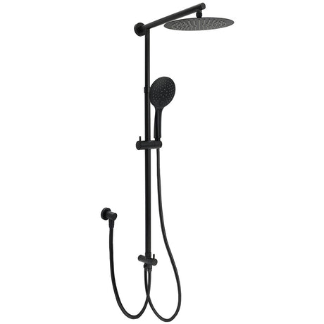 WELS Dual Black Round Shower Set 10