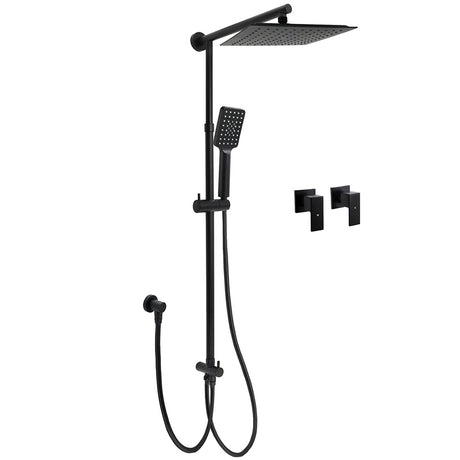 WELS Matt Black 2in1 Square 10