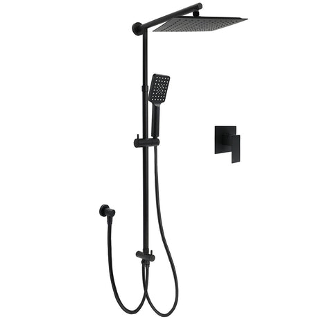 WELS Matt Black 2in1 Square 10