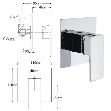 Chrome Square 10