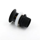 Matt Black Brass 32mm Push Pop Up Waste Plug Overflow Basin Sink Drain Outlet