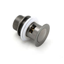 Gun Metal Brass 32mm Push Pop Up Plug Overflow Basin Sink Drain Outlet Waste Kit
