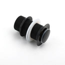 Matt Black Watermark 32mm Pop Up Push Brass Waste Plug No Overflow Basin Drain