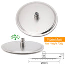 Watermark Brushed Nickel Dual Shower Handset Combo Outdoor Round 10" Head 316SUS