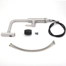 Brushed Nickel 3-Mode Kitchen Mixer Pull Out Down Sink Laundry Faucet Tap WELS