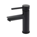 WELS Black 7.5L/min Kitchen Laundry Round Basin Mixer Vanity Sink Faucet Tap Set