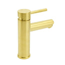 Brushed Gold 7.5L/min Kitchen Laundry Round Basin Mixer Vanity Sink Faucet Tap