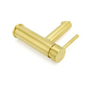 Brushed Gold 7.5L/min Kitchen Laundry Round Basin Mixer Vanity Sink Faucet Tap