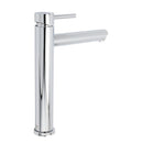 WELS 7.5L/m Round Tall Laundry Basin Mixer Vanity Sink Faucet Tap Polish Chrome